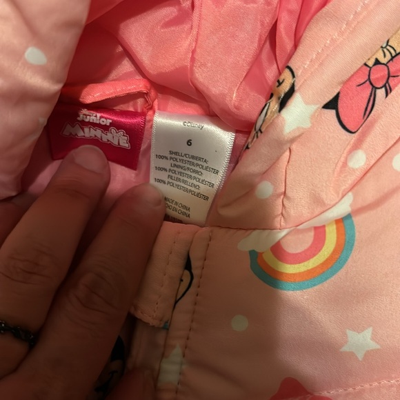 NWT Minnie, mouse puffer jacket - Picture 4 of 7
